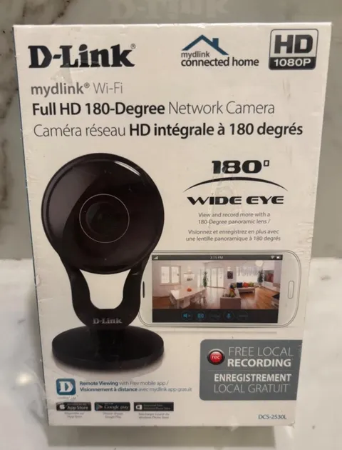 D-Link FULL HD 180 DEGREE NETWORK CAMERA 1080P DCS-2530L NEW FREE SHIP
