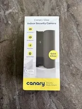 Canary View Indoor Security Camera 1080p Works with Alexa Google CAN400USBK New