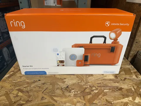 Ring Jobsite Security 5-Piece Camera System Starter Kit Orange - NEW