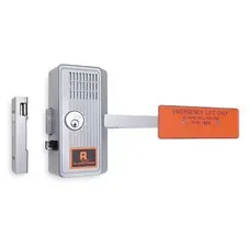 Alarm Lock Emergency Exit Door Alarm,99dB,Chrome 250XUS28 Alarm Lock 250XUS28
