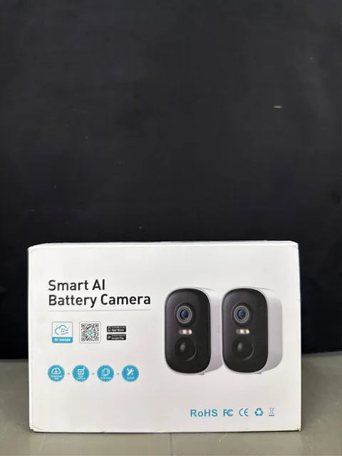 2K Security Cameras Wireless Outdoor, 2 Pack Battery Powered WiFi Cameras for Ho