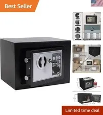 Electronic Mini Safe with Dual Locking Bolts – Perfect for Home, Office, Travel