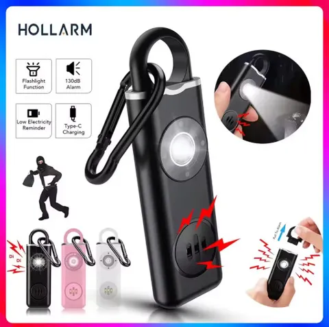 Hollarm Self Defense Personal Alarm for Women, Children, Elderly 130dB Siren