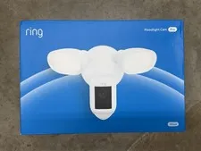 Ring Floodlight Cam Wired Pro (New Model) Motion-Activated Camera 1080p White