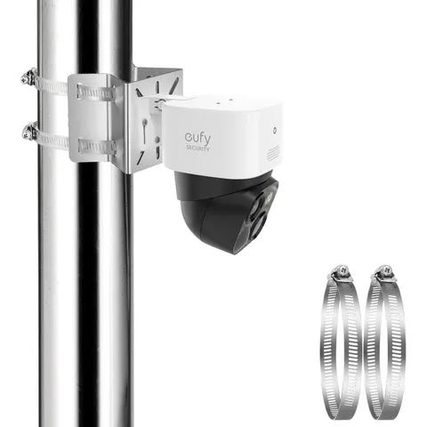 Pole Mount Corner Bracket Kit Compatible with Eufy Security SoloCam S340, Sol...