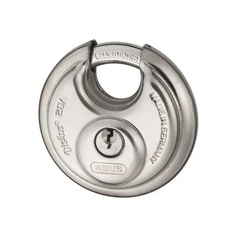ABUS Mechanical Diskus Padlock Stainless Steel Lock Steel Shackle 28/70mm