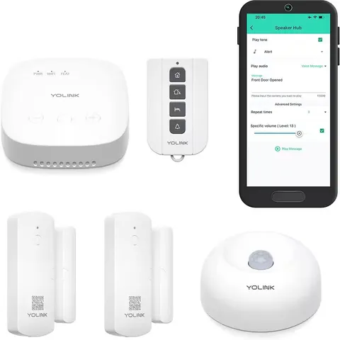 Home Security System, Wireless Smart DIY Alarm Kit, with App/Email/Limited SMS A