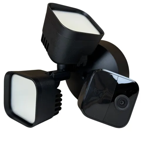 Blink Wired Floodlight Camera Smart Security 2600 Lumens HD Video Black Camera