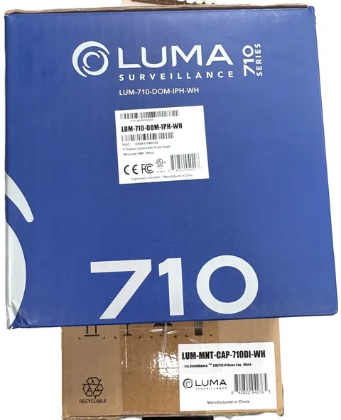 Luma LUM-710-DOM-IPH-WH Dome IP Camera w/ Mount Cap