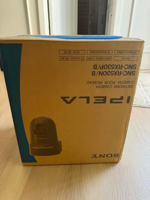NEW Lot of 2x Sony IPELA SNC-RX530N Network PTZ Camera 18x Optical - Open Box