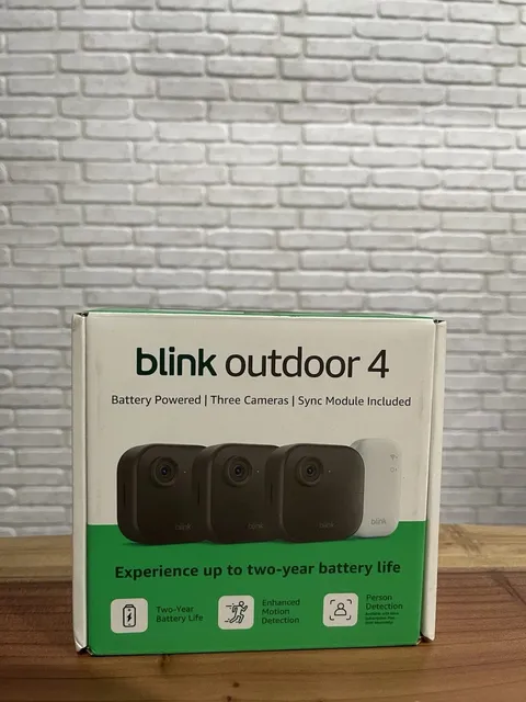 Blink Outdoor 4-Camera Security System with Sync Module 1080p Wi-Fi - FAST SHIP!