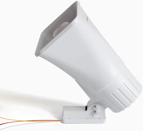 30W Alarm Siren ,Dual Tone Outdoor Self Contained Electric Security Ring Siren w