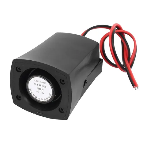 LZQ-401K DC 24V 105dB 2 Wire Electronic Alarm Buzzer Continuous Sound