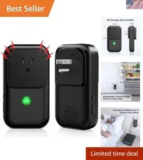 Wall-Mount Power Failure Alarm with LED Flash & Adjustable Volume for Home Use