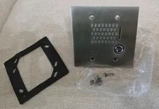 Aiphone IX-SS-2G IP Audio 2-Gang Door Station, SIP Compatible, Vandal Resistant