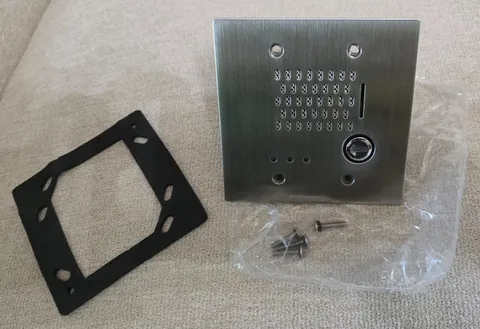 Aiphone IX-SS-2G IP Audio 2-Gang Door Station, SIP Compatible, Vandal Resistant