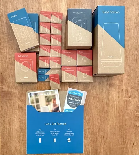 SimpliSafe Wireless Home Security System Gen3-22 Pieces