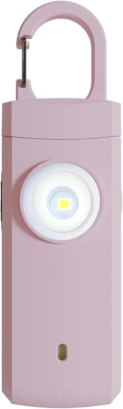 Rechargeable Personal Safety Alarm for Women, 130dB Loud Siren Birdie Sound, Str