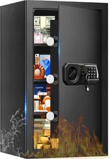 5.2 Cuft Large Safes for Home Use Water and Fireproof, Digital Security Fire Saf