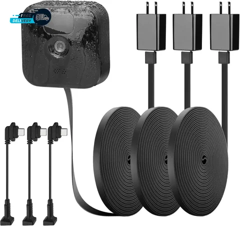 3 Pack 25Ft/7.5M Outdoor Power Cord for Blink Outdoor (3Rd Gen) Xt3Blink 4(4Th