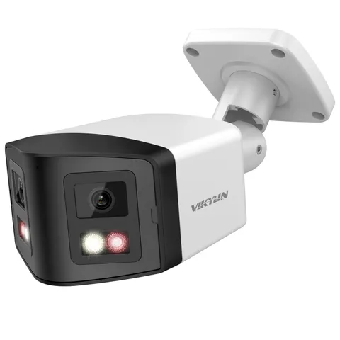 VIKYLIN Color+IR Dual lens 180 View 8MP 4K POE Camera Audio and Microphone Onvif