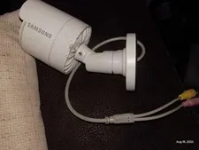 Samsung SDC-9443BCN 1080p HD Outdoor Bullet Security Camera – Weatherproof IR...