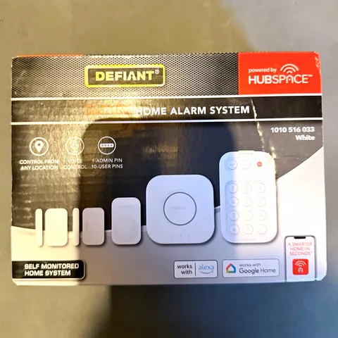 Defiant Wi‑Fi Voice Control Smart Alarm Kit White Alexa/Google 1010 516 033