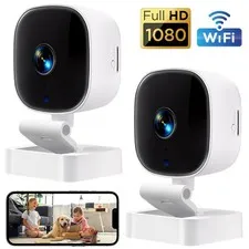 Camara De Seguridad WIFI 360° Para Casa Exterior 1080P Con Vision Nocturna Audio