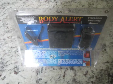 Body Alert Personal Security Alarm by Excalibur w/120-Decibel Multi-tone Siren
