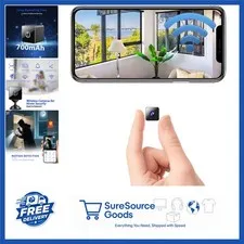 Wireless Mini Camera 960P HD for Indoor Use with Night Vision & App Control
