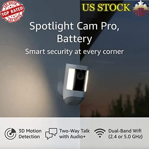 Pro Level Security Camera 3D Motion Detection Two Way Talk Dual Band Wifi New