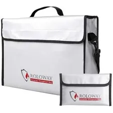 Extra Large Fireproof Safe Bag, Foldable, High-grade Zipper
