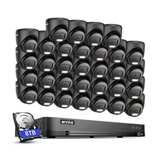 ANNKE 32CH 5MP Lite DVR 1080P Security Camera System Outdoor Color Night H.265+