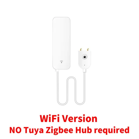 WiFi Water Leak Sensor Smart Flood Detector with App Alerts Home Security Alarm