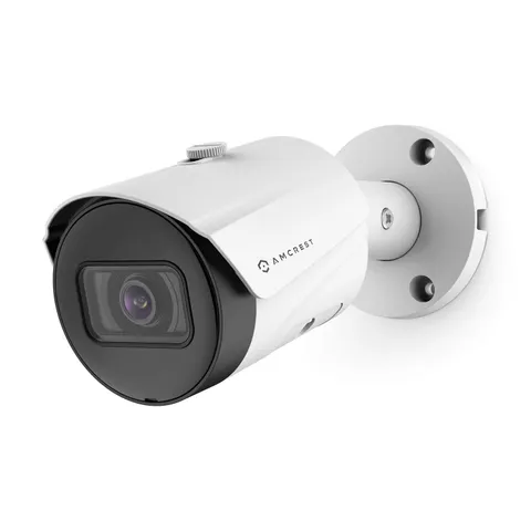 5MP Outdoor POE 2592x1944p Bullet IP , 103° Viewing Angle, 98.4ft Night Visio...