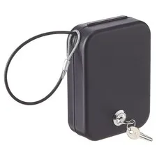 Personal Locking Safe HeavyDuty Steel Construction Tether Lock Box 61019