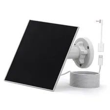 Morkianum 5W ETFE Solar Panel for Security Camera, DC 5V Outdoor Solar Charger