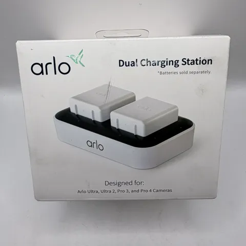 Arlo Dual Charging Station | Charge up to Two Batteries | Compatible, NEW/SEALED