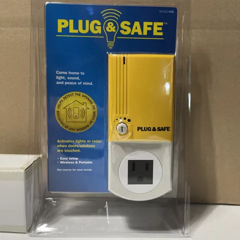 Plug & Safe Motion Sensor Detector Wireless Home Theft Security System PS8