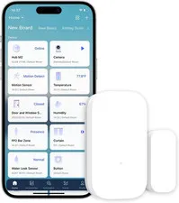 Zigbee Door and Window Sensor, Wireless Contact Sensor, Home Automation, Require