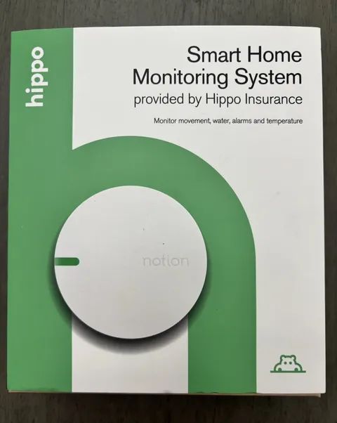 Notion Smart Home Monitoring System Kit w/ Hub/Bridge & 2 Motion Sensors White