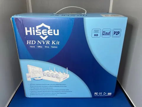 Hiseeu HD NVR Kit - Wireless Network Video Recorder System- 4 cameras