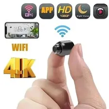 Mini Camera 1080p Clear Night Vision Lightweight Portable Cams Motion Detection
