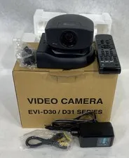 Open Box Sony EVI-D30 Variable Zoom AF CCD Camera + AC-EV2 PSU / RMT-D30 Remote
