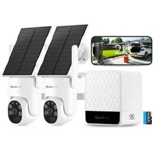 yeewise Solar Security Cameras Wireless Outdoor, 2 Cam-Kit, No 2-Cam Kit