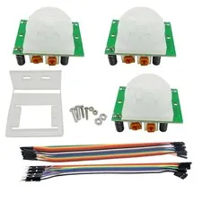 Ferwooh 3PCS HC-SR501 Infrared PIR Motion Sensor Human Body Sensor Module+ 3P...