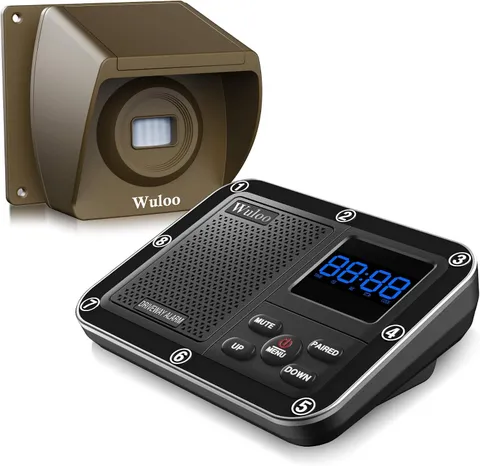 Wireless Driveway Alarm 1800 Feet Long Range Motion Sensor Alert System Driveway