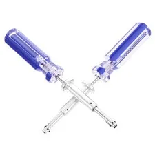 2Pcs 7 Inch TV Tool Cable Locking Terminator Key Durable Metal Plastic Blue