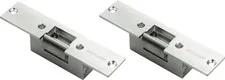 Reversible Electric Door Strikes Pack of 2 for Wood Doors, 1000-Lbs Strength