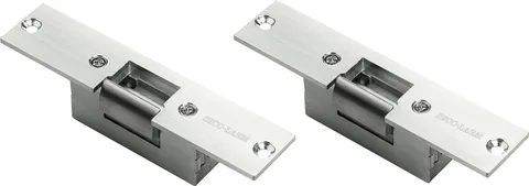 Reversible Electric Door Strikes Pack of 2 for Wood Doors, 1000-Lbs Strength